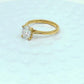 1.50CT Oval Cut Moissanite Engagement Ring 14k Solid Gold, Forever One Oval Cut Moissanite Engagement Ring, Wedding Ring, Anniversary Ring