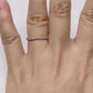 14k Rose Gold Half Eternity Diamond Band 0.22 Carats Diamond Stackable Matching Band Diamond Wedding