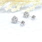 14k White Gold Studs Earring Moissanite Earring Certified Forever One G-H Color Round Cut Moissanite Stud Earrings in 1.00 Carat to 3.00 Carats