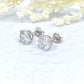 14k White Gold Studs Earring Moissanite Earring Certified Forever One G-H Color Round Cut Moissanite Stud Earrings in 1.00 Carat to 3.00 Carats