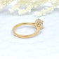 1.50CT Oval Cut Moissanite Engagement Ring 14k Solid Gold, Forever One Oval Cut Moissanite Engagement Ring, Wedding Ring, Anniversary Ring