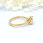 1.50CT Oval Cut Moissanite Engagement Ring 14k Solid Gold, Forever One Oval Cut Moissanite Engagement Ring, Wedding Ring, Anniversary Ring
