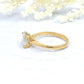 1.50CT Oval Cut Moissanite Engagement Ring 14k Solid Gold, Forever One Oval Cut Moissanite Engagement Ring, Wedding Ring, Anniversary Ring