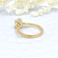 1.50CT Oval Cut Moissanite Engagement Ring 14k Solid Gold, Forever One Oval Cut Moissanite Engagement Ring, Wedding Ring, Anniversary Ring