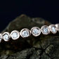 Morganite Bridal Set In 14K Rose Gold, Morganite Cushion Engagement Ring, Cushion Diamond Halo Ring