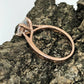 2 CT Round Cut Engagement Ring, 14k Rose Gold Moissanite Engagement Ring, Moissanite Solitaire Ring, Moissanite Wedding Ring