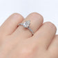 Engagement Ring 14k White Gold, Diamond Engagement Ring, Forever One Pear Moissanite, Diamond Wedding Ring, Anniversary Ring