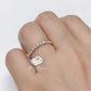 Diamond Half Eternity Wedding Band, Yellow Gold Stackable Wedding Band, Half Eternity Diamond Band
