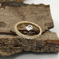 Diamond Half Eternity Wedding Band, Yellow Gold Stackable Wedding Band, Half Eternity Diamond Band