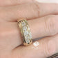 8mm Mens Wedding Band 14K Yellow Gold , Mens Wedding Ring, Forever One Moissanite Wedding Ring, His Wedding Band, Gold Mens Wedding Band