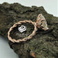 2cts or 3cts Moissanite Ring Diamond Ring Certified 9x7mm or 10x8mm Oval Cut Forever One G-H Color Moissanite 14k Rose Gold Engagement Ring