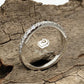 Diamond Half Eternity Wedding Band, 14k White Gold Stackable Wedding Band, Half Eternity Band, Diamond Band
