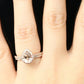 Rose Gold Morganite Pear Shape Ring Set, Pear Morganite Engagement Ring , Morganite Wedding Set, Pear Cut Morganite Ring Set, Morganite Pear