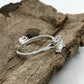 1 CT Cushion Engagement Ring 14k White Gold, Forever One DEF Moissanite Engagement Ring, Wedding Ring, Anniversary Ring