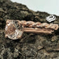 Rose Gold Morganite Engagement Ring 14k Solid Gold, Morganite Solitaire Ring, Morganite Wedding Ring, Morganite Bridal Ring, Unique Ring