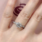 1.50 CT IGI Certified Round Cut Lab Grown Engagement Ring, Lab Grown Diamond Ring, 14k White Gold Engagement Ring, Round Lab Grown Diamond
