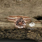 Rose Gold Morganite Round Cut Wedding Set, Round Morganite Engagement Ring, Morganite Wedding Set, Morganite Engagement Ring, Diamond Ring