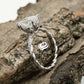 2 CT Engagement Ring 14k White Gold, Diamond Ring, Pear Cut Engagement Ring, Forever One Moissanite Ring