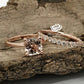 14k Rose Gold Morganite Cushion Wedding Set, Cushion Morganite Engagement Ring, Morganite Wedding Set, Morganite Engagement Ring, Diamond Ring