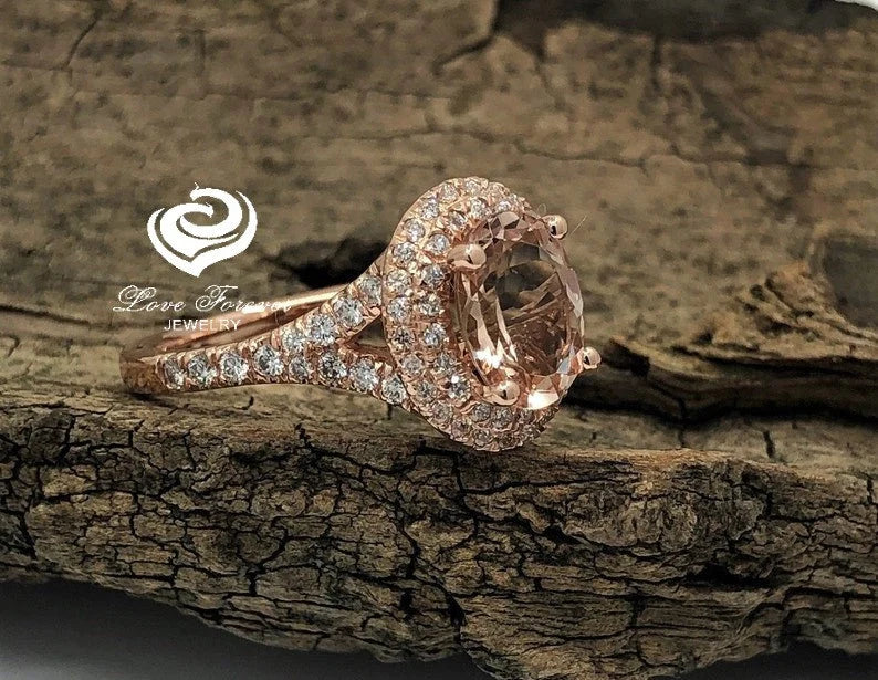 Browns on sale morganite ring