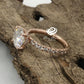 14k Gold Diamond Ring Forever One Moissanite Ring Certified 9mm/3ct Round Cut DEF Color Moissanite Hidden Pave Halo Diamond Engagement Ring