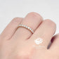 Rose Gold Eternity Band in 14k, Diamond Band, Full Eternity Diamond Wedding Band, Diamond Stackable Band