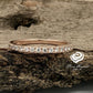 14k Rose Gold Half Eternity Diamond Band 0.22 Carats Diamond Stackable Matching Band Diamond Wedding