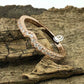 Morganite Engagement Ring Set In 14K Rose Gold, Morganite Round Engagement Ring, Rose Gold Morganite Bridal Set