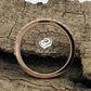14k Rose Gold Diamond Band Half Eternity Matching Band 0.31 Carat Diamond Ring Wedding Band, Diamond Band