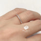 14k Rose Gold Diamond Band Half Eternity Matching Band 0.31 Carat Diamond Ring Wedding Band, Diamond Band