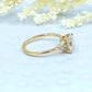 14k Yellow Gold Diamond Engagement Ring, 1.50 CT Oval Cut Forever One Moissanite Engagement Ring, Oval Cut Solitaire Wedding Ring