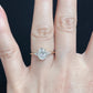 14k Yellow Gold Diamond Engagement Ring, 1.50 CT Oval Cut Forever One Moissanite Engagement Ring, Oval Cut Solitaire Wedding Ring