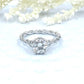 1.25 CT Round Cut Engagement Ring 14k White Gold, Moissanite Engagement Ring, Diamond Wedding Ring, Anniversary Ring