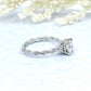1.25 CT Round Cut Engagement Ring 14k White Gold, Moissanite Engagement Ring, Diamond Wedding Ring, Anniversary Ring