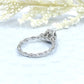 1.25 CT Round Cut Engagement Ring 14k White Gold, Moissanite Engagement Ring, Diamond Wedding Ring, Anniversary Ring