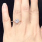 14k Rose Gold Oval Cut Engagement Ring, 1.50 CT Oval Cut Forever One Moissanite Engagement Ring, Oval Cut Solitaire Wedding Ring
