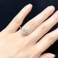 14k Rose Gold Oval Cut Engagement Ring, 1.50 CT Oval Cut Forever One Moissanite Engagement Ring, Oval Cut Solitaire Wedding Ring