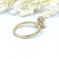 2ct Engagement Ring 14k Yellow Gold Diamond Ring Certified 9x7mm Oval Cut Forever One D-F Color Moissanite Ring Hidden Diamond Halo Ring