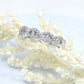 14k White Gold Diamond Ring Diamond Band 0.50 Carats Half Eternity Diamond Wedding Band Anniversary Ring